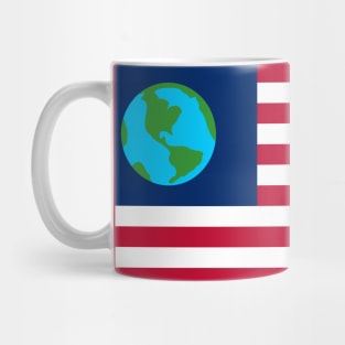 Earth flag Mug